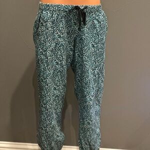 DKNY Leopard Print PJ Pants - Small